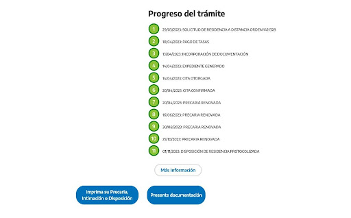 Статус обработки ВНЖ в Аргентине