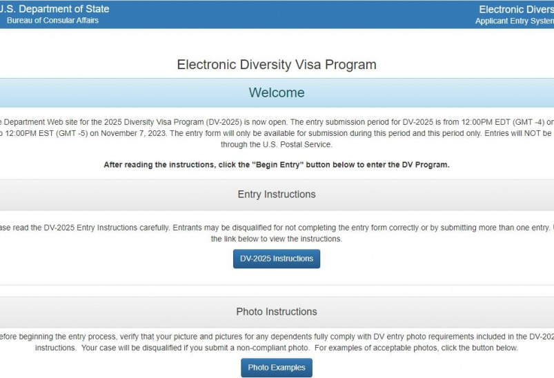 electronic diversity visa programm electronic diversity visa programm