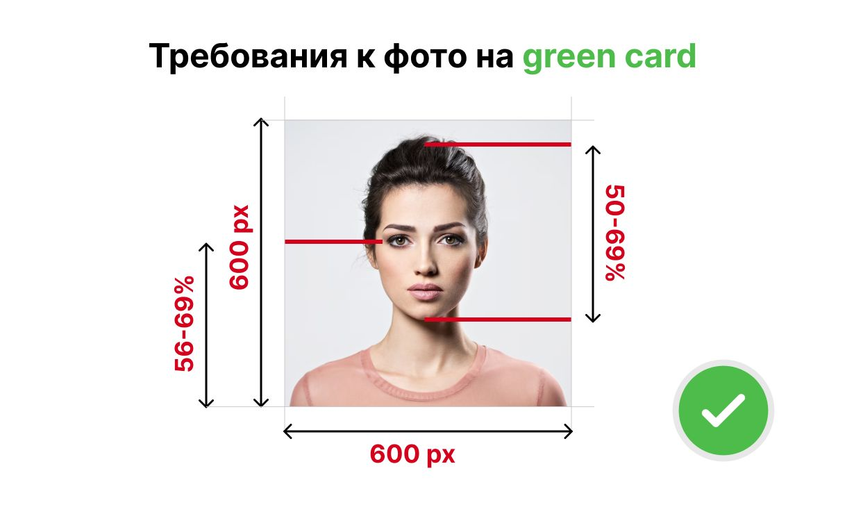 Требования к фото на green card Требования к фото на green card