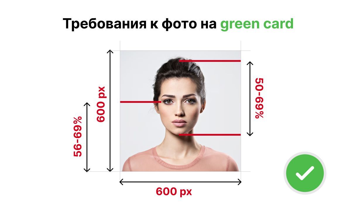 Требования к фото на green card Требования к фото на green card