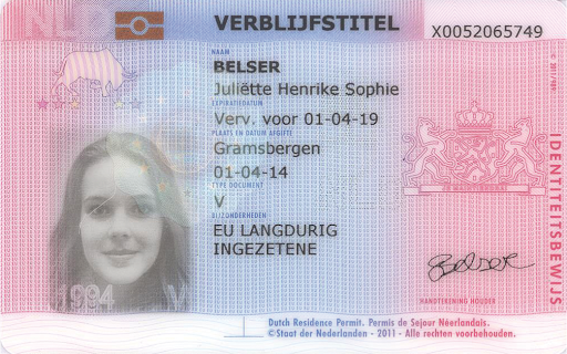 ВНЖ Нидерландов (Verblijfsvergunning)