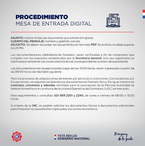Mesa de Entrada