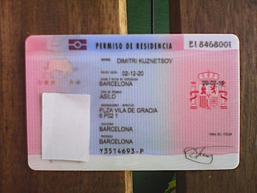 Spanish Resident Card (Tarjeta de identidad de extranjero) Spanish Resident Card (Tarjeta de identidad de extranjero)