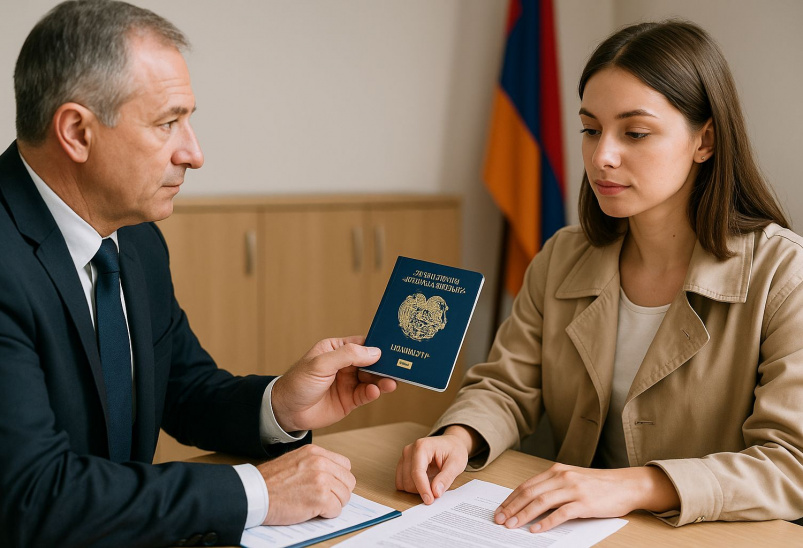 варианты получения паспорта армении