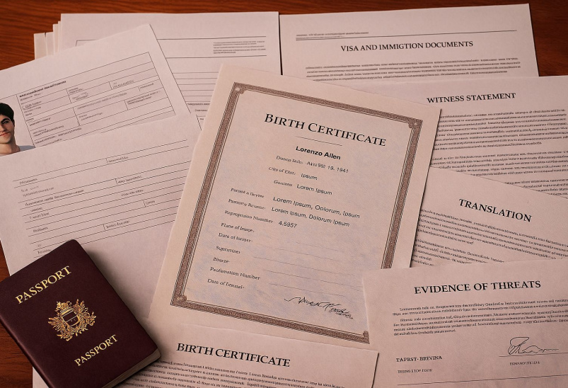 документы необходимые для убежища в США