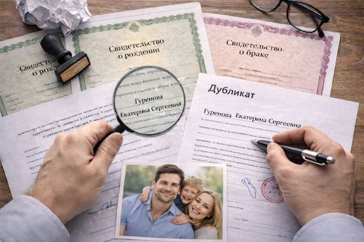 ошибки в документах загса