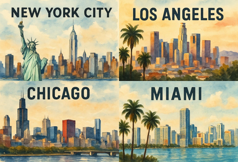 Лучшие штаты и города США для переезда